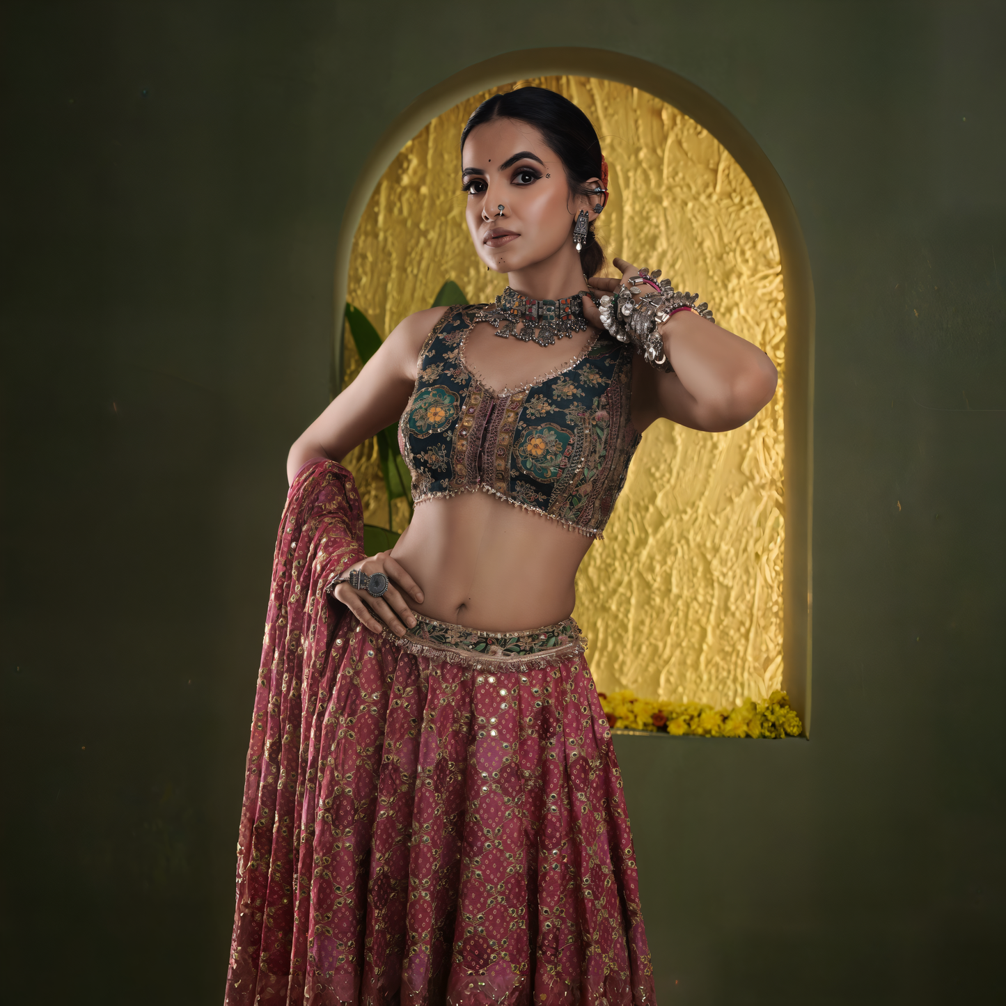 Leher Lehenga