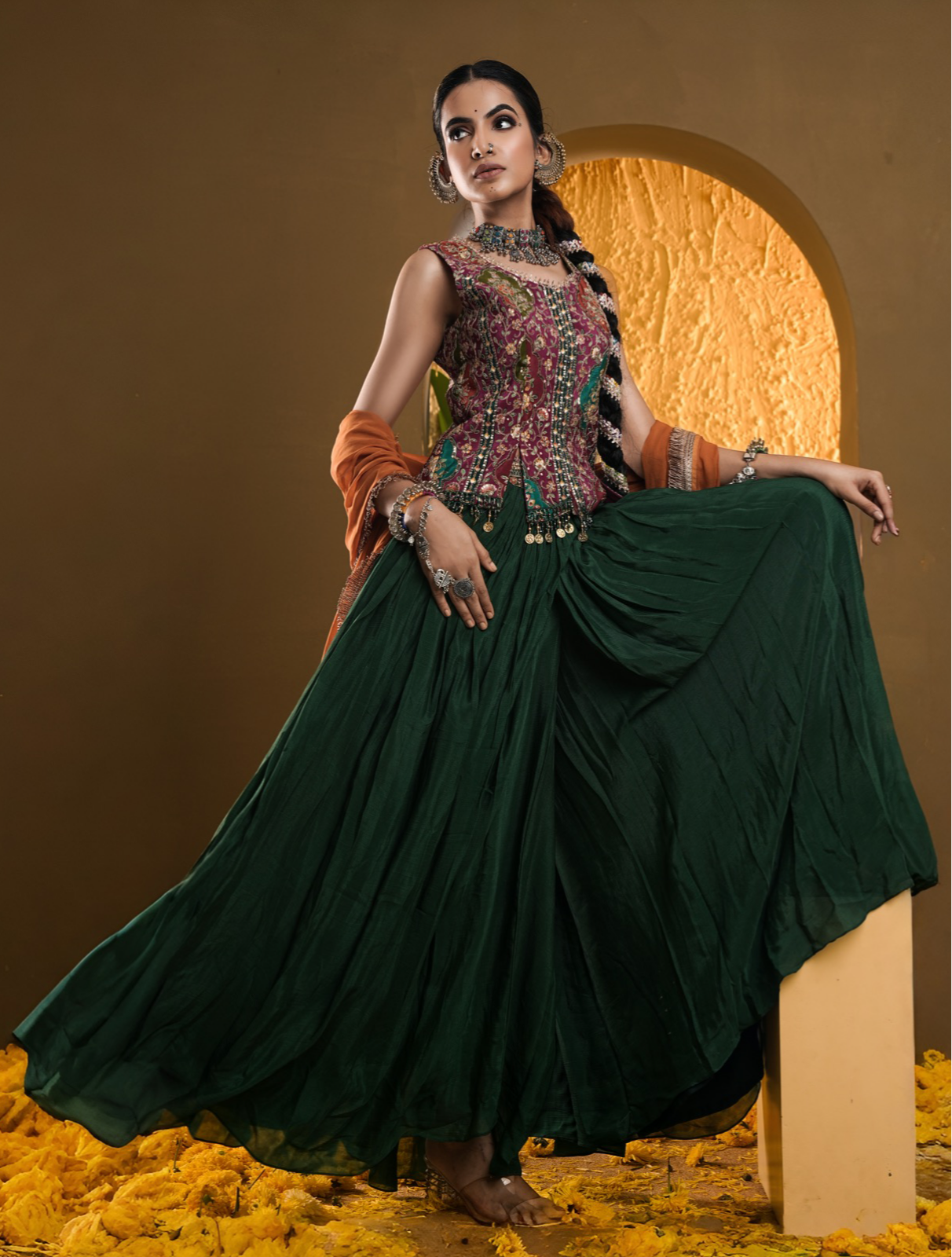 Utsav palazzo set