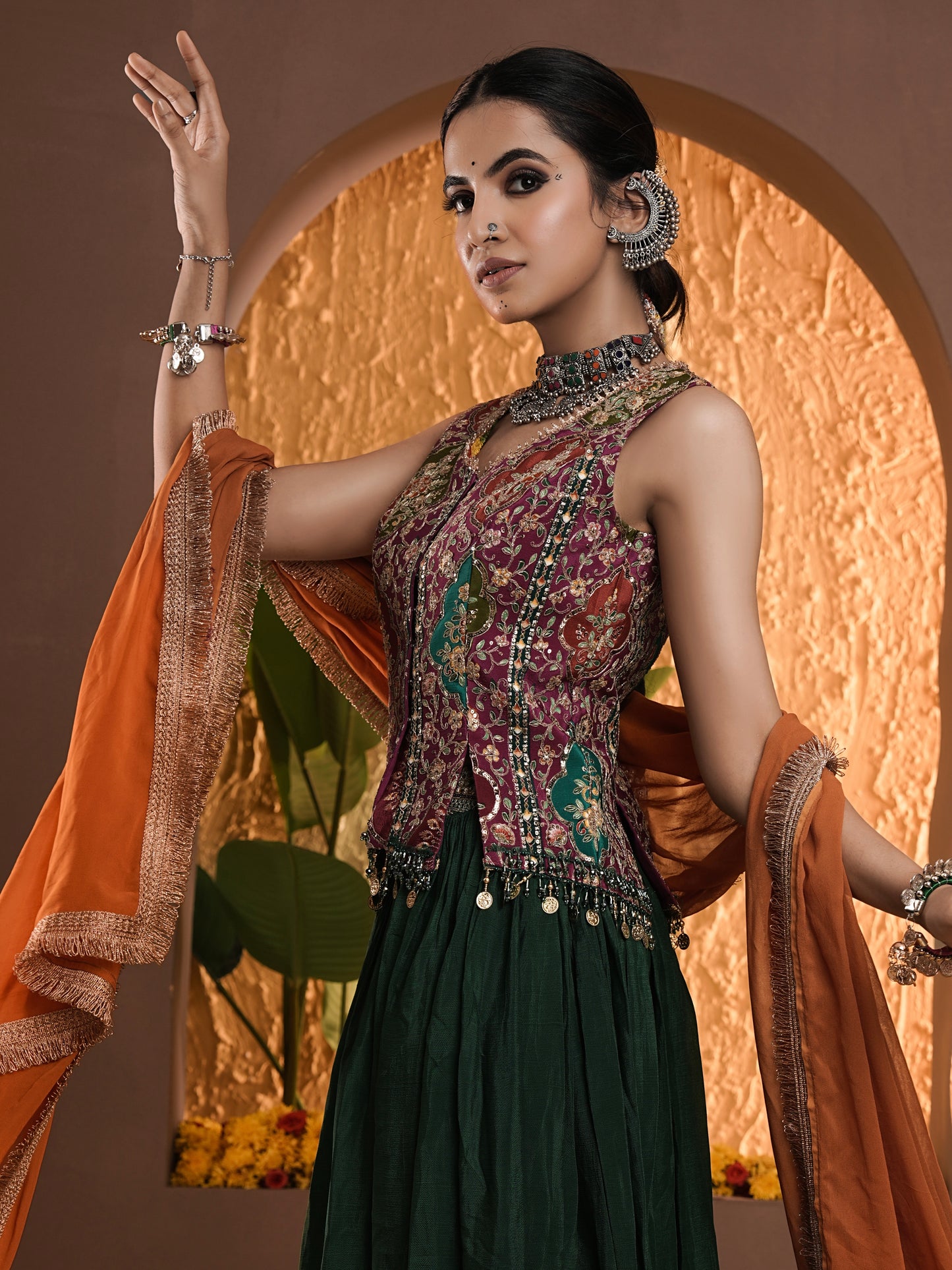 Utsav palazzo set