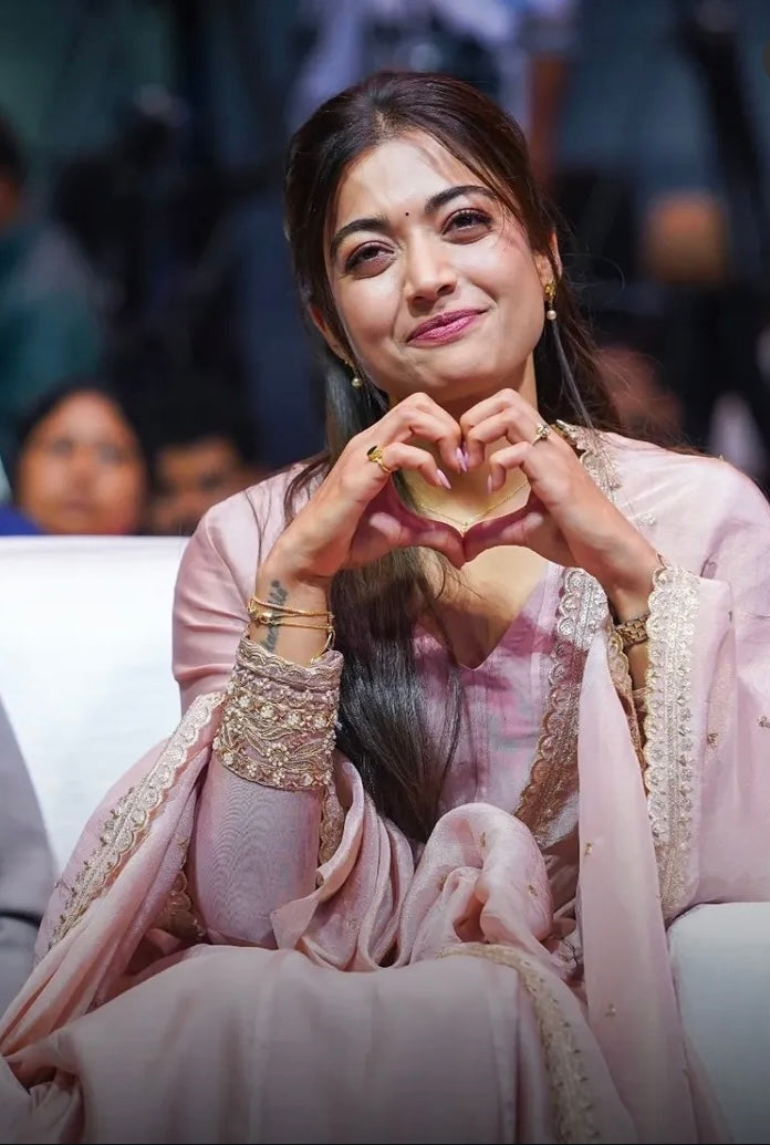 Rashmika Mandanna Stuns in Divya Samal’s Anantya Collection at Girlfriend Movie Success Party