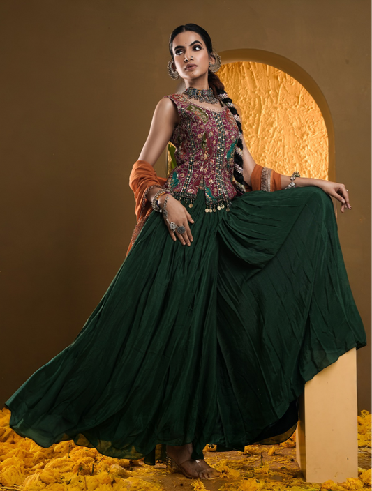 Utsav palazzo set