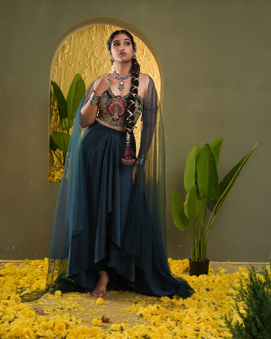 Naaz Drape pant set