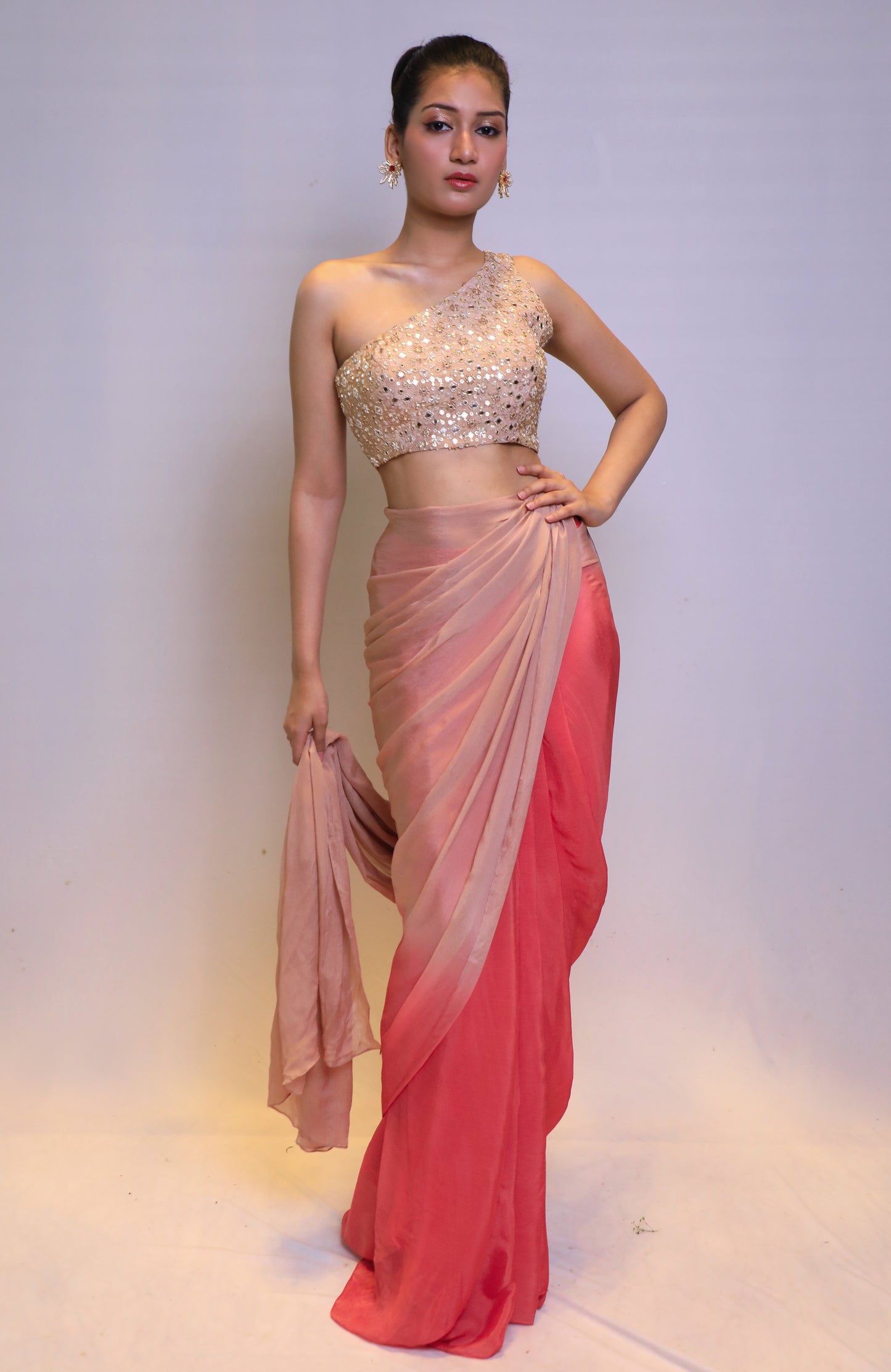 Aureila Pre-draped saree