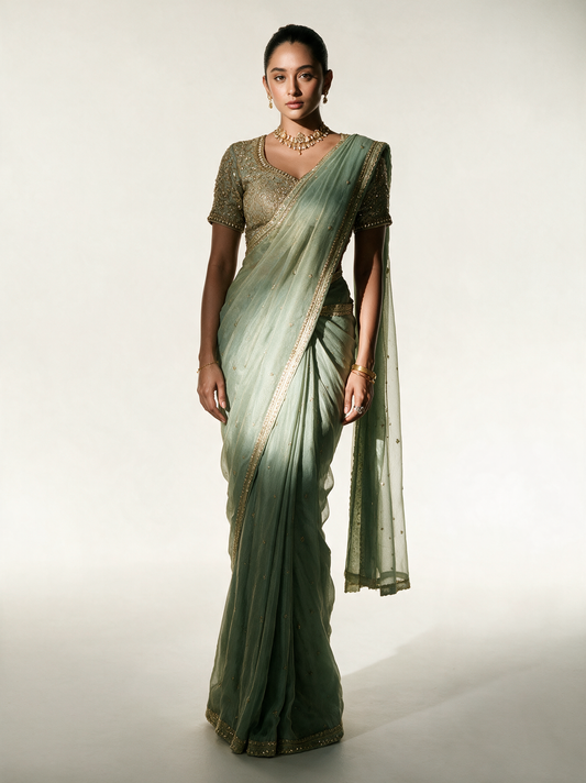 Noorika Sage Saree