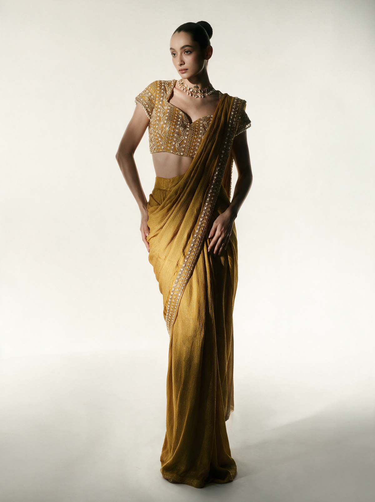 Shreya Pre-draped Saree set