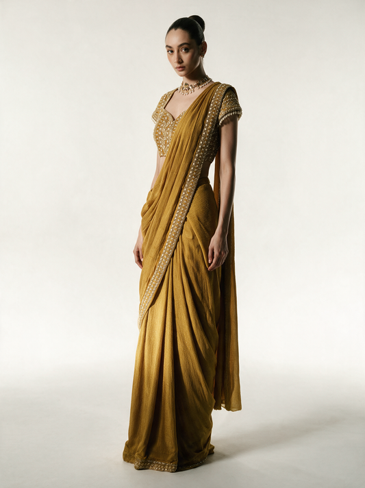 Shreya Pre-draped Saree set