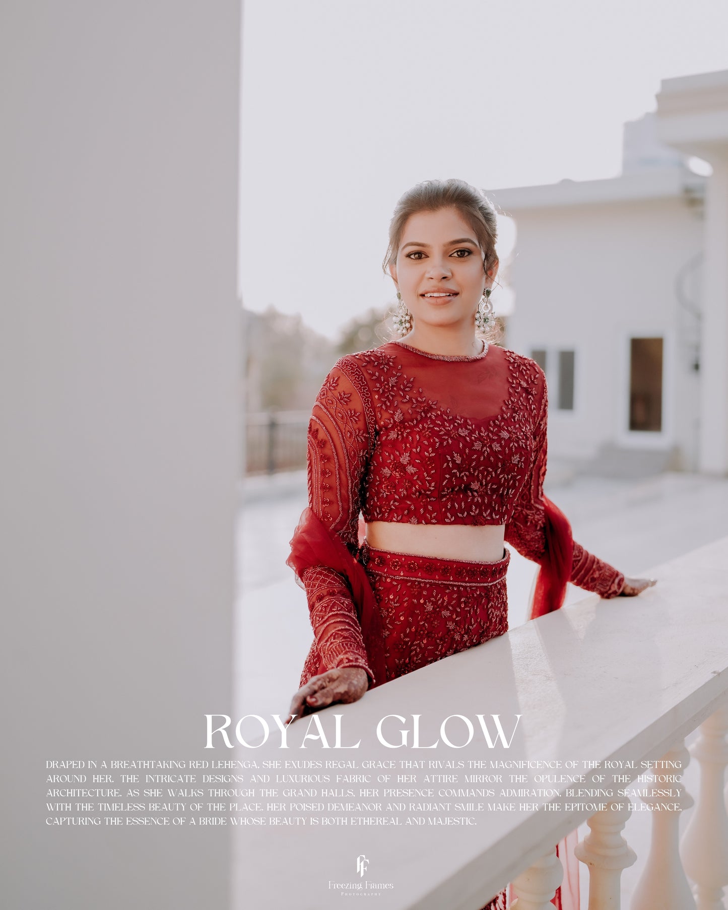 Keerthana in fish-cut Lehenga