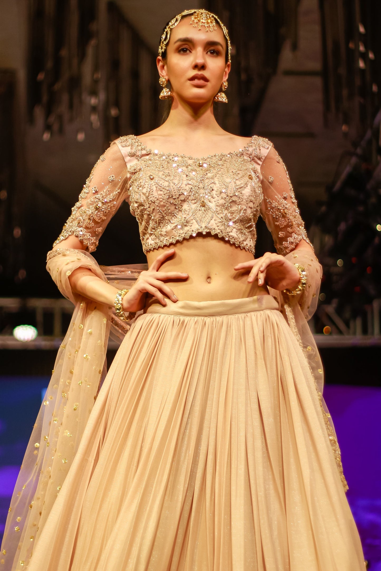 Coral rush Lehenga