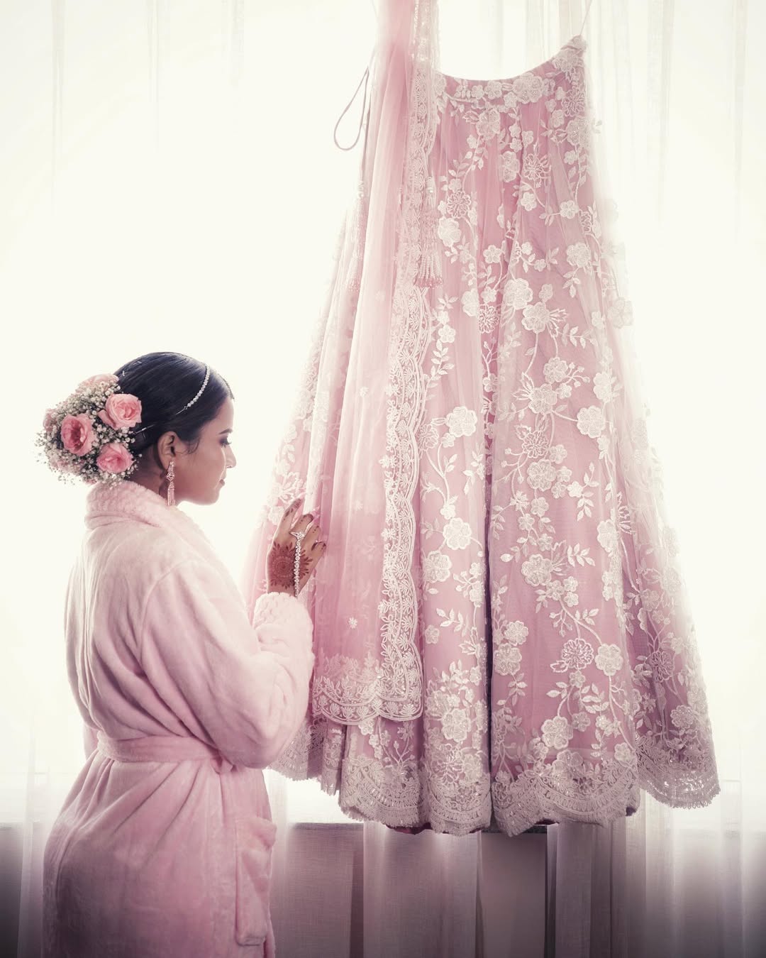 Keerthana in Dahlia Lehenga