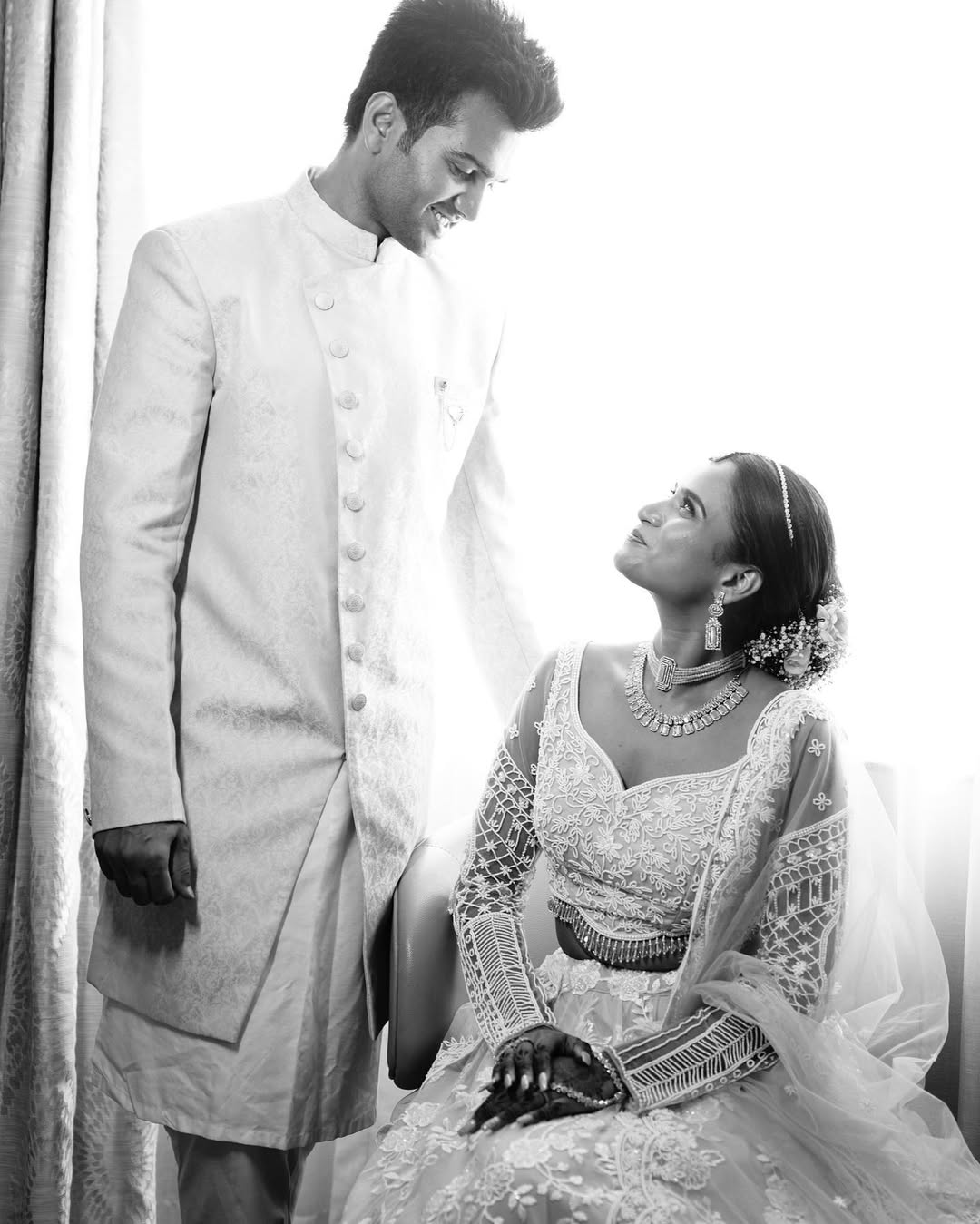 Keerthana in Dahlia Lehenga