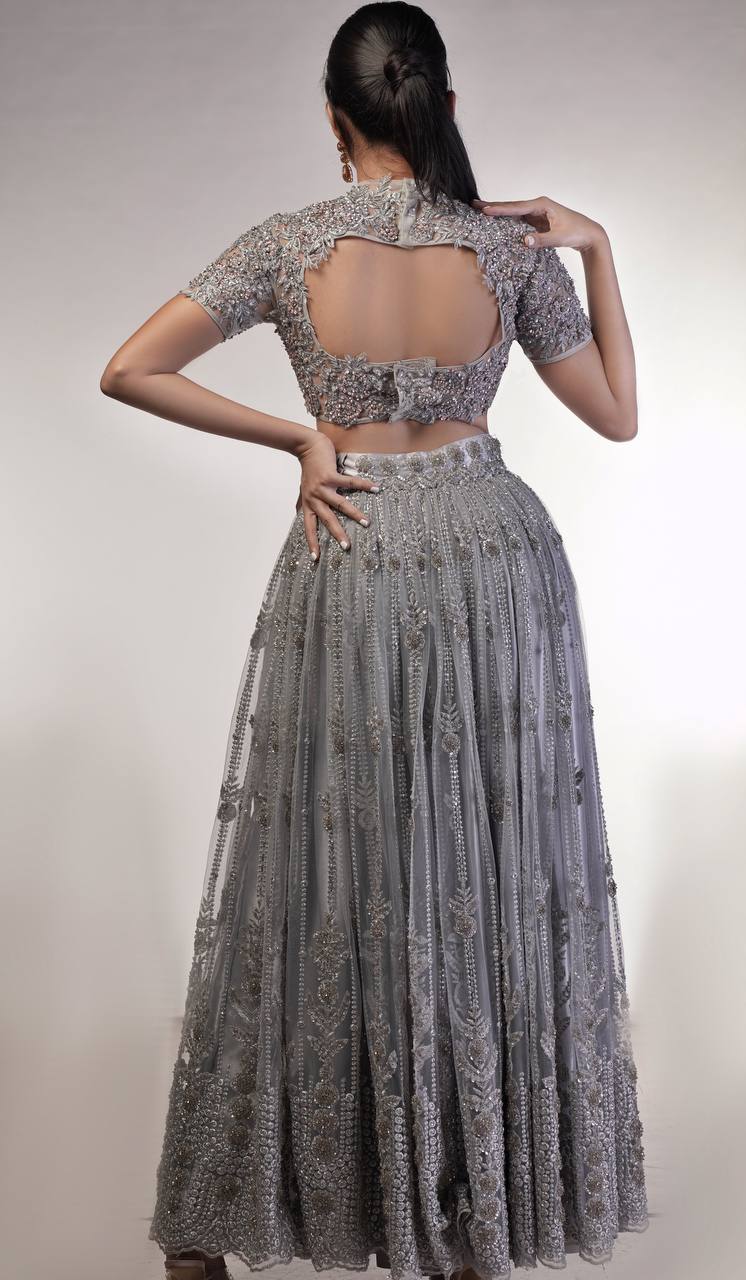 GRANITE LEHENGA SET