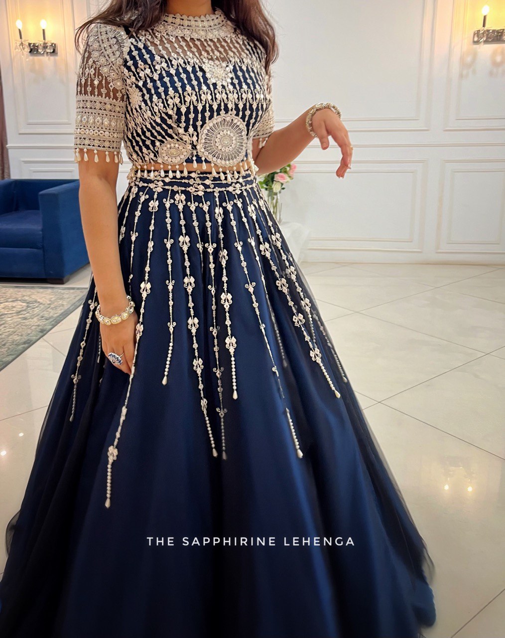 SAPPHIRINE LEHENGA