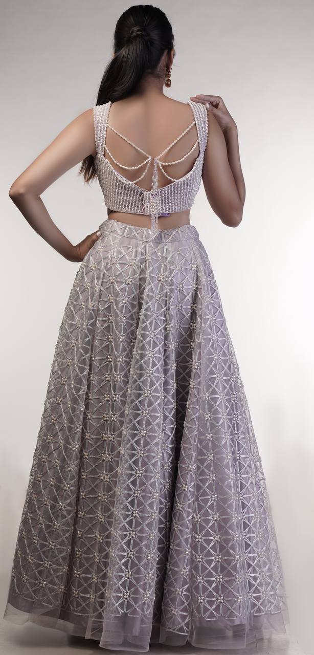 IRIS PEARL LEHENGA