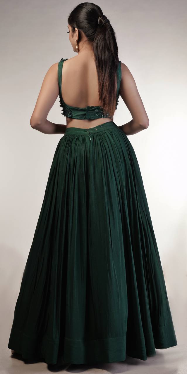 EMERALD LEHENGA SET