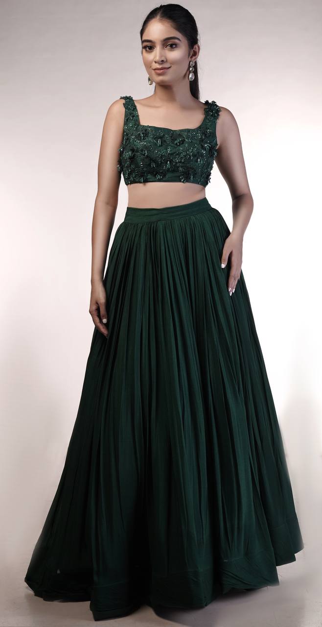 EMERALD LEHENGA SET