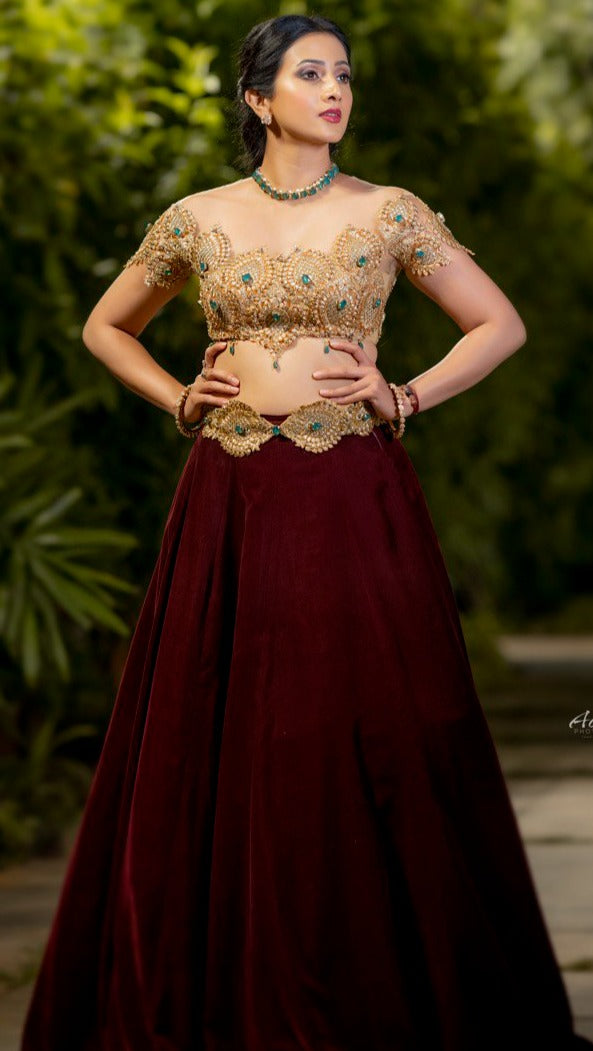 HALLEY LEHENGA SET