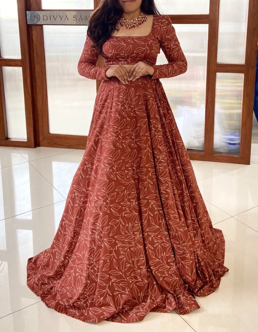 MOCHA LEHENGA