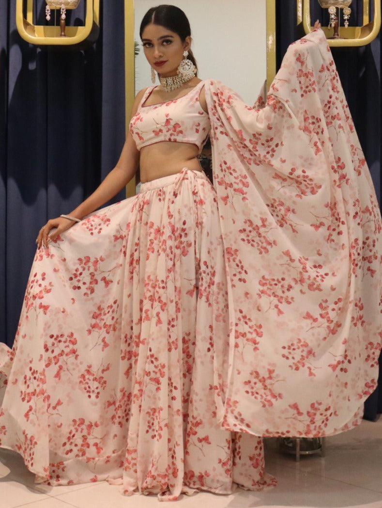 FLORA PRINTED LEHENGA