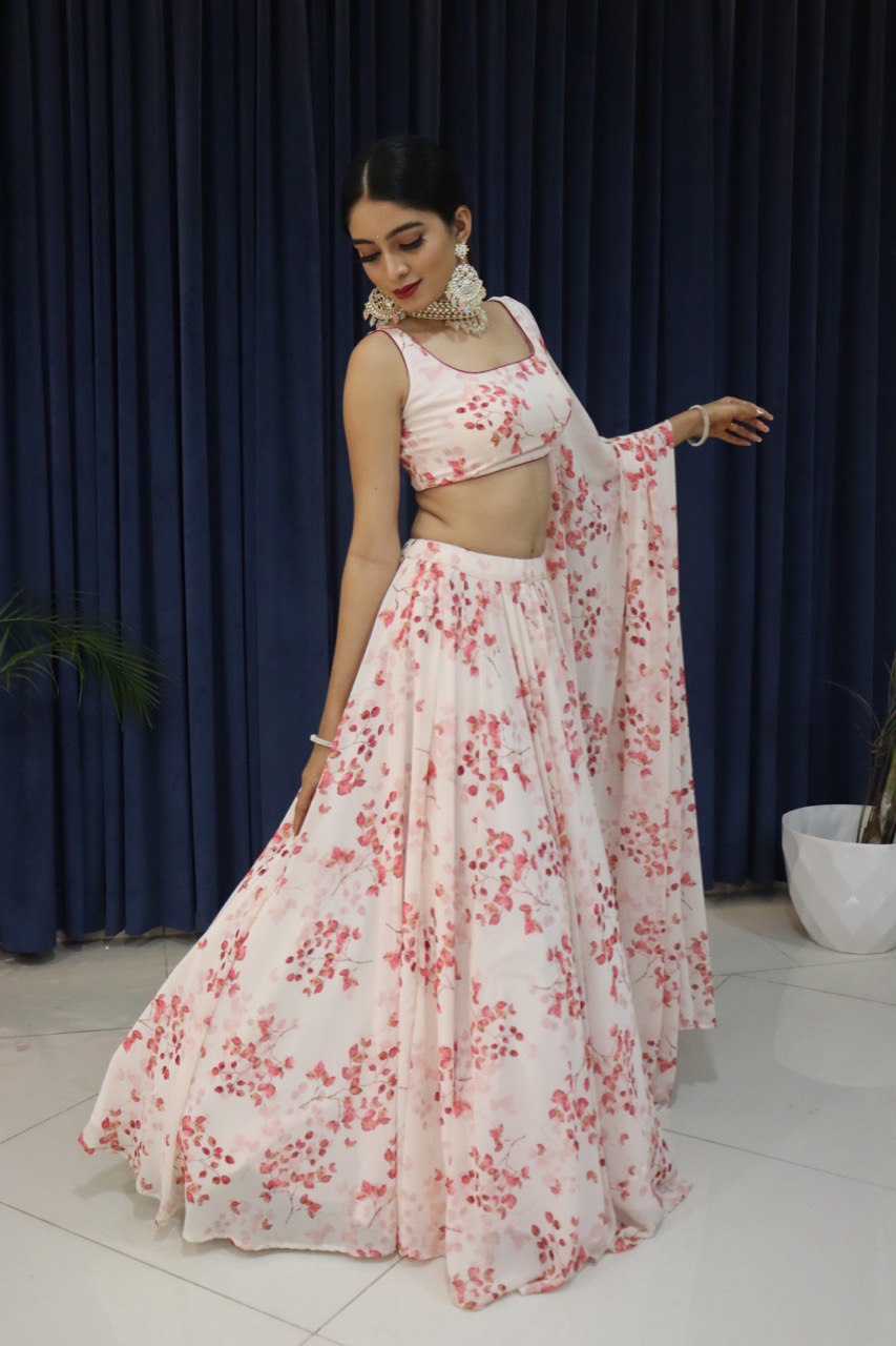 FLORA PRINTED LEHENGA