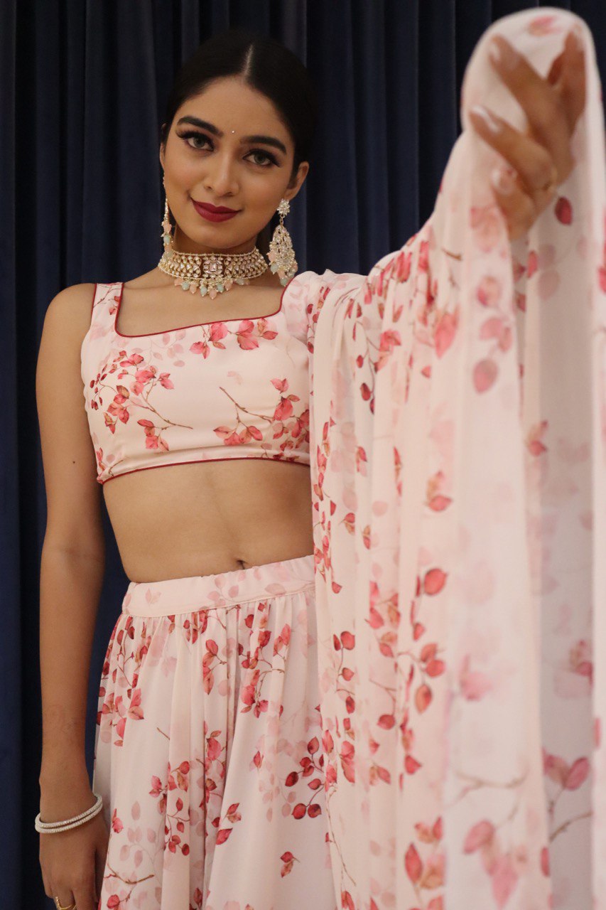 FLORA PRINTED LEHENGA