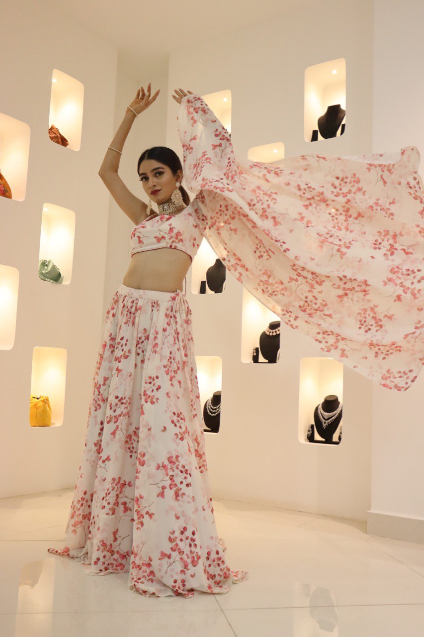 FLORA PRINTED LEHENGA